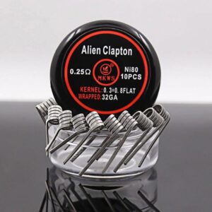 Alien Clapton 0.25 ohm Nİ80 Hazır Sarılı Tel - 10 adet