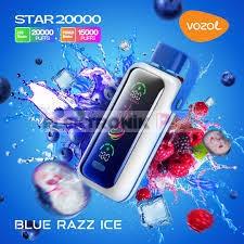 Vozol Star 20000 BLUE RAZZ ICE