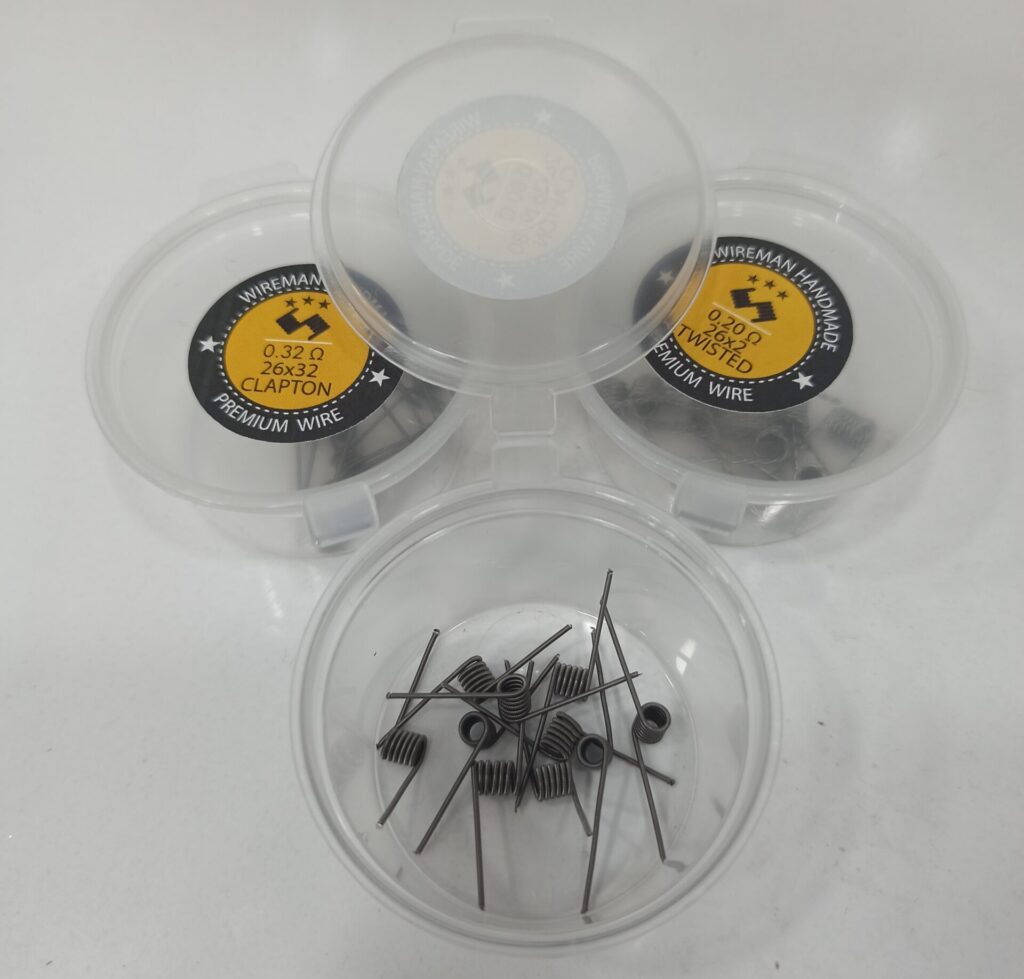 Wireman Handmade Tel 0.8 Ohm 26x36 Ni80 Clapton