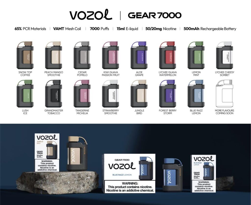 Vozol Gear 7000 Tangerine Michelia