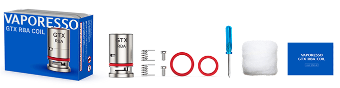 Vaporesso GTX RBA Coil Kutu İçeriği, Vaporesso GTX Go40 Rba, Vaporesso GTX Go 40 Rba, Vaporesso GTX Go80 Rba, Vaporesso GTX Go 80 Rba