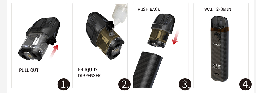 Smok Novo 4 Pod Likit Kullanımı