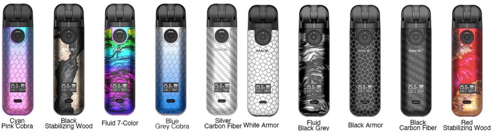 Smok Novo 4 Pod Renk Çeşitleri