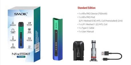 Smok Nfix Pro Kutu İçeriği