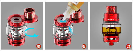 Smok TFV12 Baby Prince Atomizer Likit Kullanımı