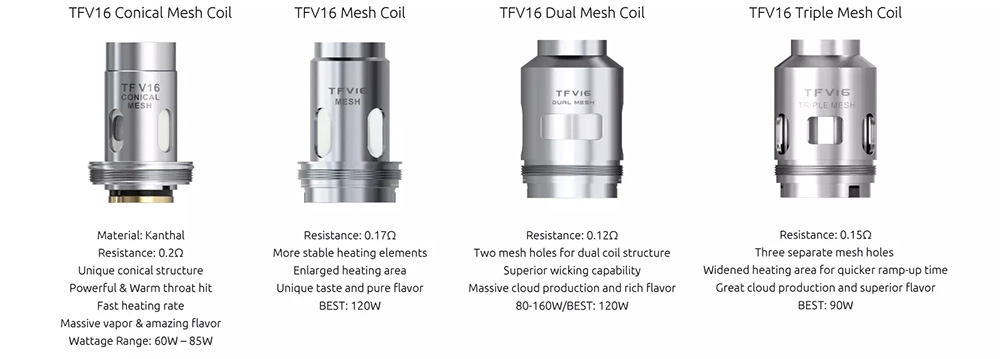 Smok Tfv16 Coil Çeşitleri