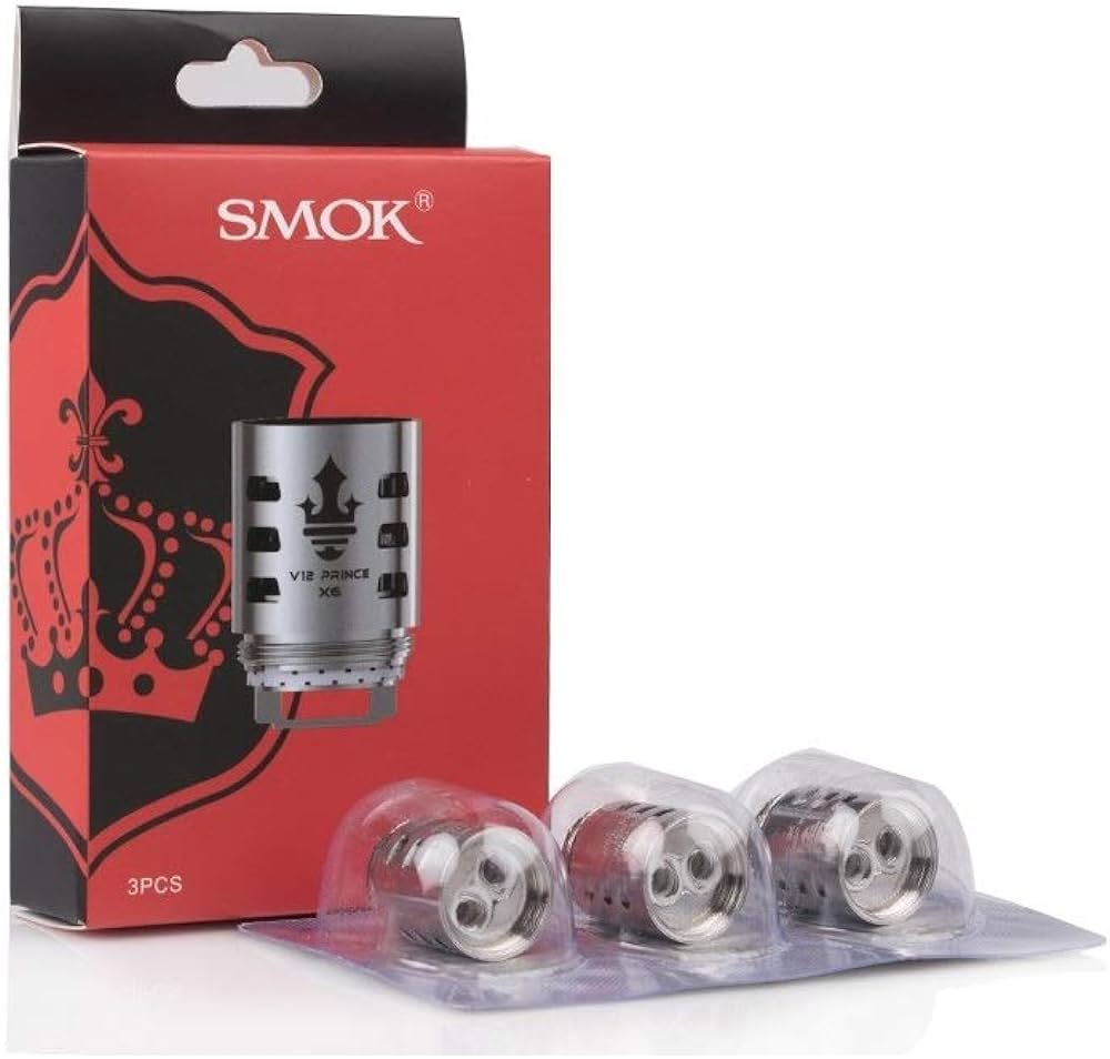 Smok TFV12 P-Tank Coil Kutu İçeriği