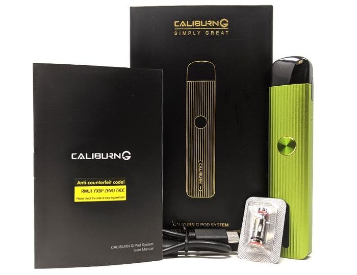 Uwell Caliburn G Pod Kutu İçeriği