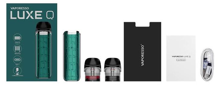 Vaporesso Luxe Q Pod Kutu İçeriği