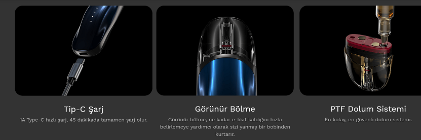 Vaporesso Zero 2 Pod Likit Dolum Talimatları