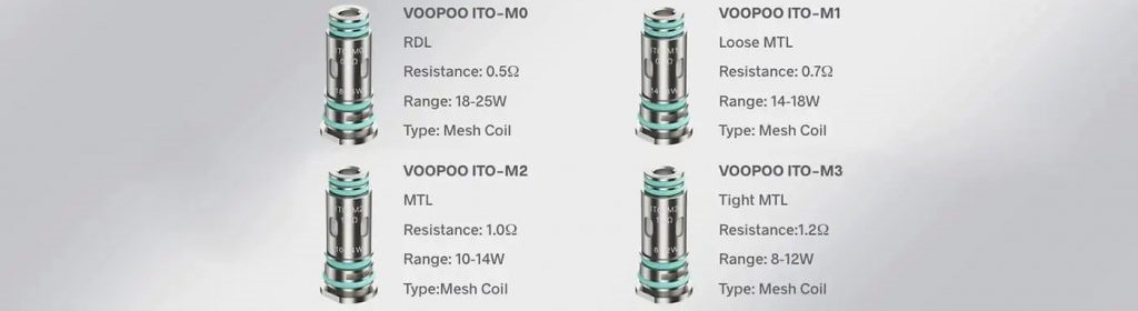 Voopoo ITO Coil Çeşitleri