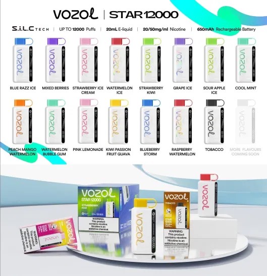Vozol Star 12000 Peach Mango Watermelon