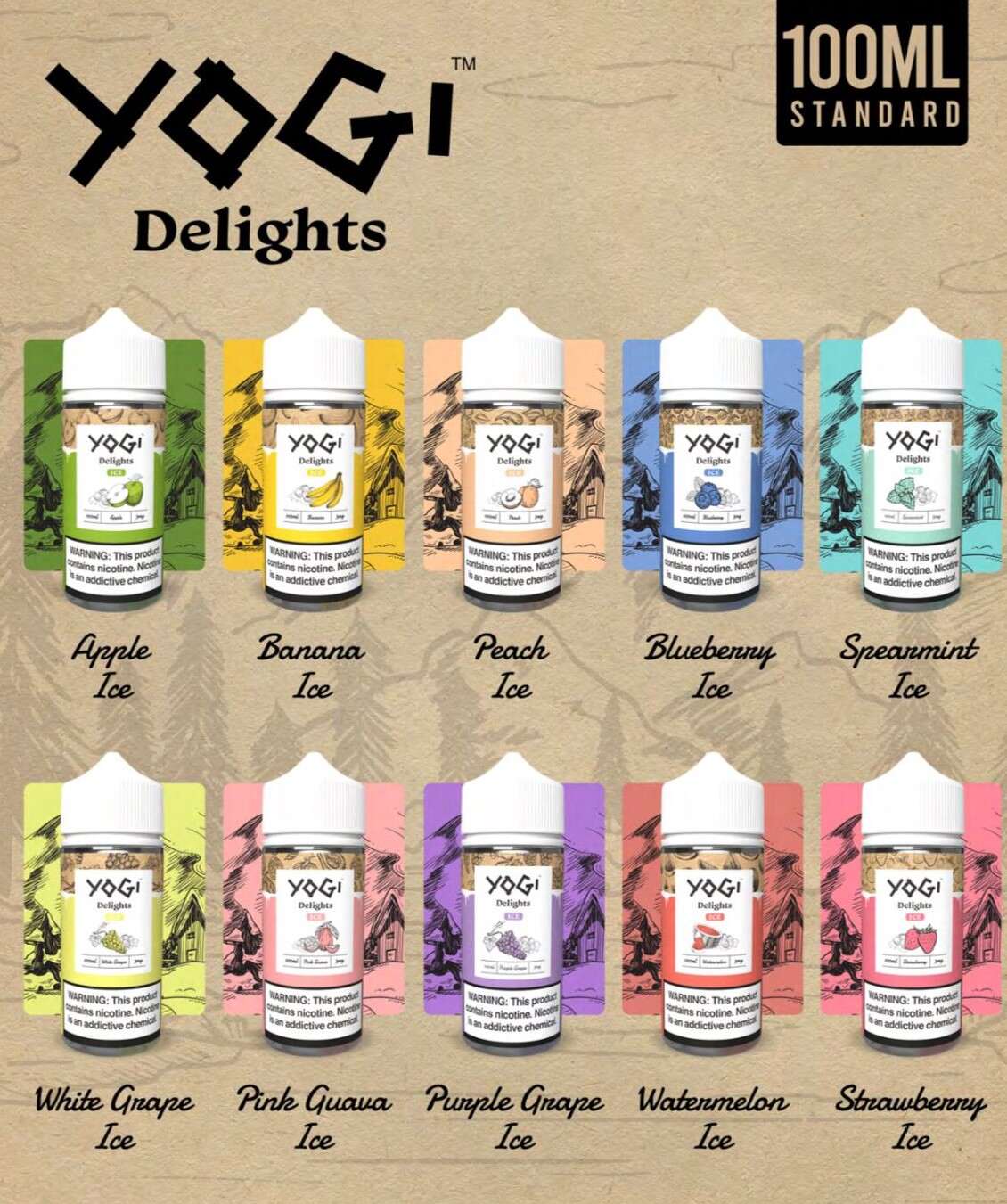 YOGI APPLE ICE 100ml Likit İçerik Listesi