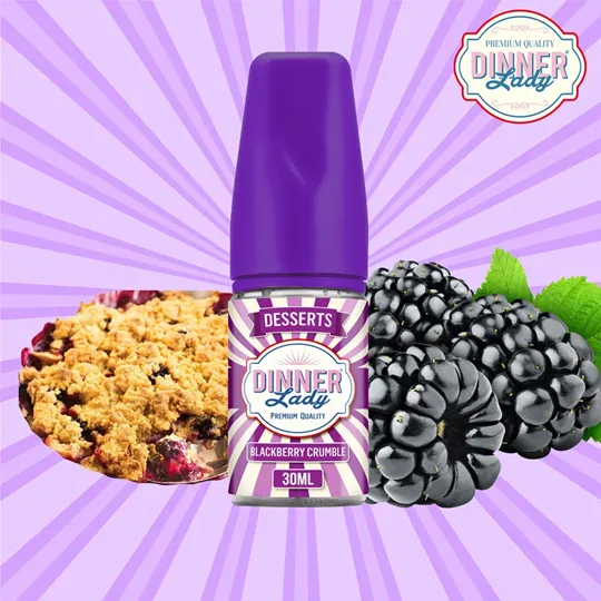 Dinner Lady Blackberry Crumble Salt Likit 30ml