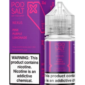 Pod Salt Pink Purple Lemonade